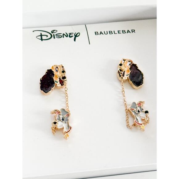 BNIB Disney Baublebar Lady and the Tramp Earrings - Picture 1 of 4